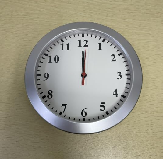 Hidden Camera Wall Clock - FHD Nanny Cam with Motion Detection - Spy Camera for Indoor Office Home Security - No WiFi Function - SD Card Not Included