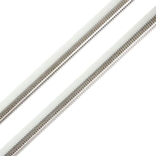 Stainless Steel Fully Threaded Rod, 1/2" -13 Thread Size, 12" Length, Right Hand Threads, 4 Pieces 1/2"-13