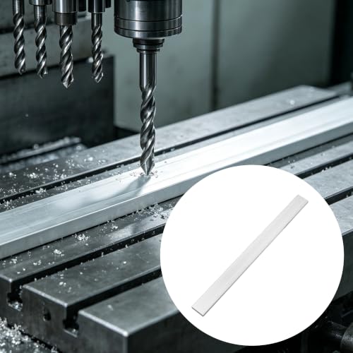 Aluminum Flat Bar, 6061 Aluminum, 12 x 1 x 1/4 Inch, 12 Pcs, for Industry DIY Crafting