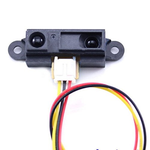 2pcs GP2Y0A21YK0F IR Sensor Measuring Detection Distance Sensor 10 to 80cm with Cable