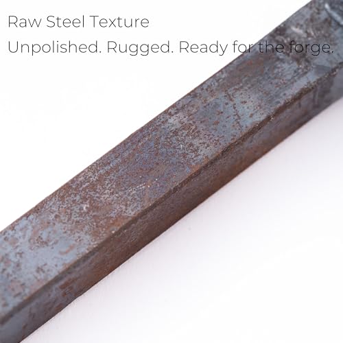 Railroad Spikes, 5.5 in Carbon Steel Forging Stock, 5 Pack