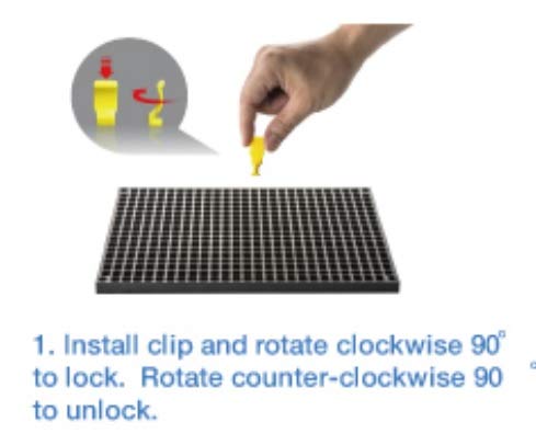 Organizer Genie - Four Black Pegboard Set to organize your Sockets, Wrenches, Pliers, Screwdrivers, Bits and All Other Tools