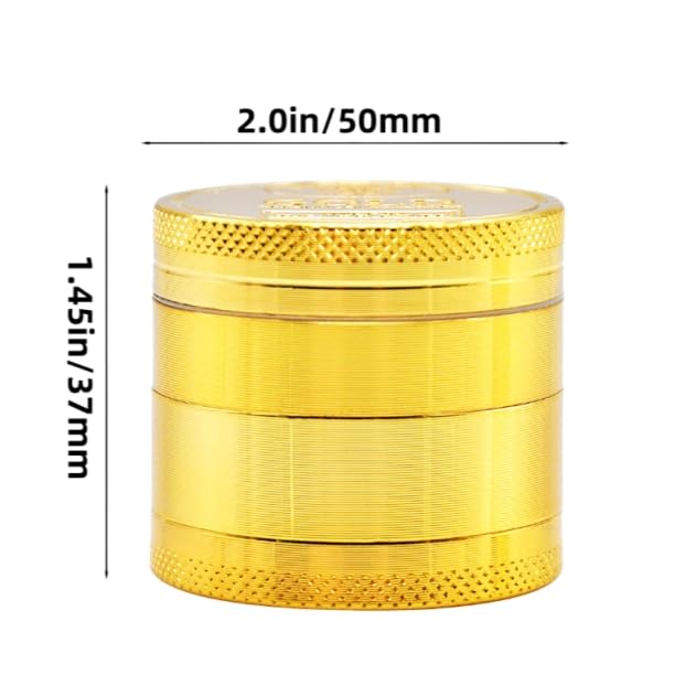 2.0''Grinder Spice Grinder Golden Coin