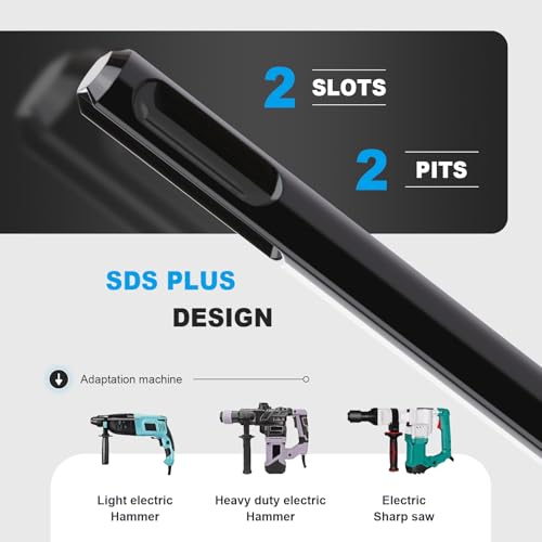 1-1/8" x 24" Auger Drill Bit with SDS Plus Shank for Wood 1-1/8"x24"