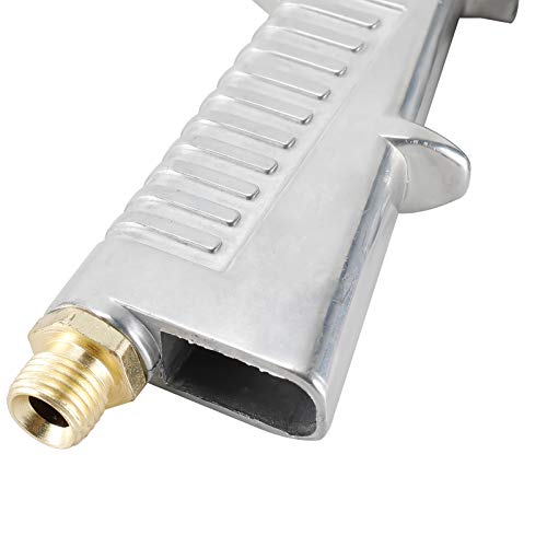 Sandblaster Tool Kit for Rust Remove, Sand Blasting Air Siphon Feed Gun, Sand Suction Pipe, 4Pcs Ceramic Nozzle Tips 1pc Steel Nozzle