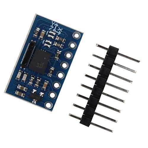 BNO055 9 Axis Sensor Module, Intelligent Orientation Tracking with I2C Serial Interface and 3V to 5V Stable Power for Robotics Plastic Board with Pin Header 1 Pack