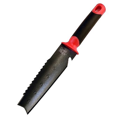 Radius Garden 16211 Root Slayer Soil Knife, Red (Pack of 3) Contemporary