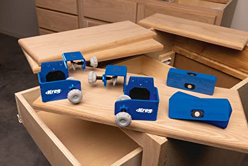 Kreg Drawer Front Mounting Installation Tool, KCS-DFMT-PRO, Includes Shims