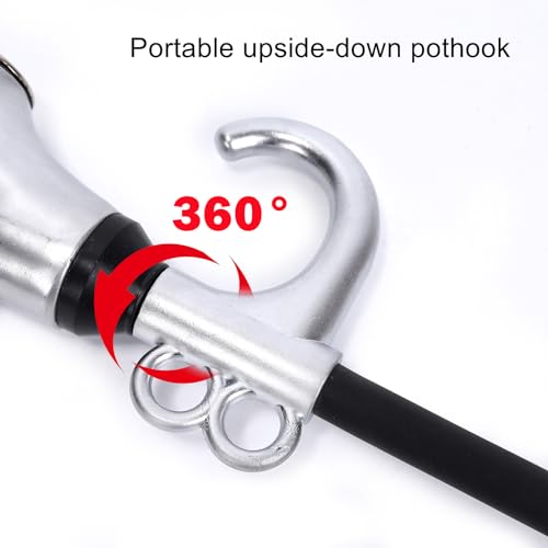 1/4" Zinic Alloy Air Blow Gun with Portable Hook 13bar/187psi JP Connect Fitting for Cleaning Dust,Industrial,Electronic,Car,Home