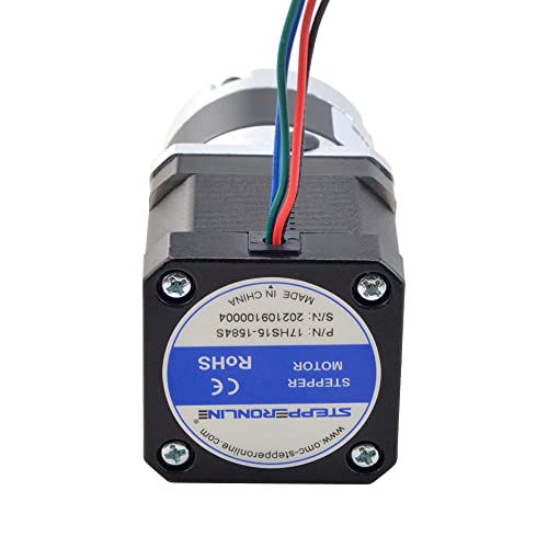 STEPPERONLINE Nema 17 Stepper Motor L=39mm Gear Ratio 10:1 30arcmin MG Series Planetary Gearbox