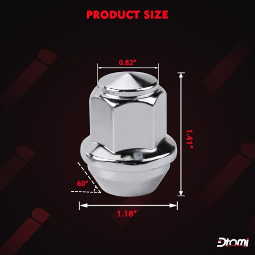 20PCS, 13/16" 21mm Hex, 36mm Length, Wheel Nut
