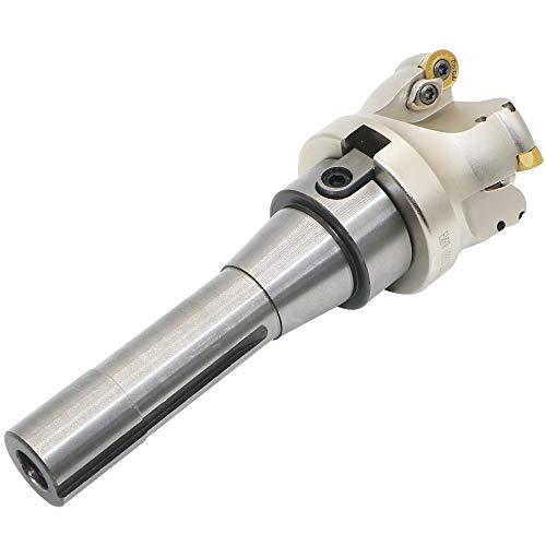 Face Mill Cutter Holder EMRW 6R 63-22+R8-FMB22-7/16+RPMT1204 Hard Alloy Blade+8mm Spanner+T15 Spanner, Used for Fough Machining of The Workpiece on The Milling Machine. EMRW 6R63-22(2.48 Inch)