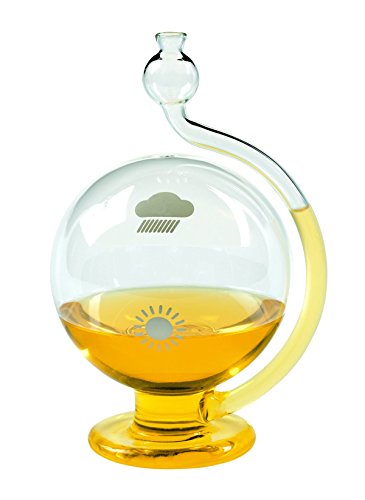 TFA Dostmann GOETHE Barometer, 29.2000.01, for local weather forecast, simple design, different colors, L 120 x W 104 x H 180 mm