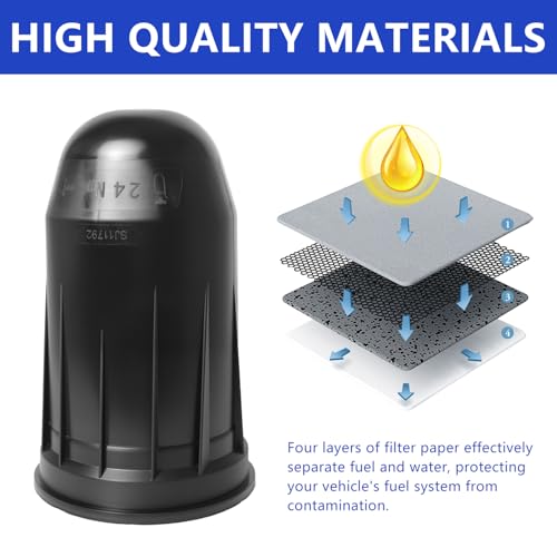 SJ11792 Hydraulic Oil Filter - Fit for John Deere 5000 3.0 2008-2012 5065M 5075M 5075M 5085M 5090M 5090R 5095M 5115M 5125M 5125R Replace# SJ11784, RE284606, RE283231, P583540, P567145