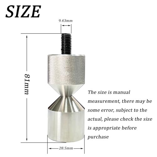 2 Pcs Two Hole Flange, Diameter 1-1/8 ", 304 Stainless Steel Flange Pin, Resistant to Rust,Diameter Alignment Pin