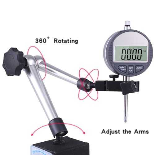 Qnkaa Magnetic Base Stand for Digital Dial Indicator
