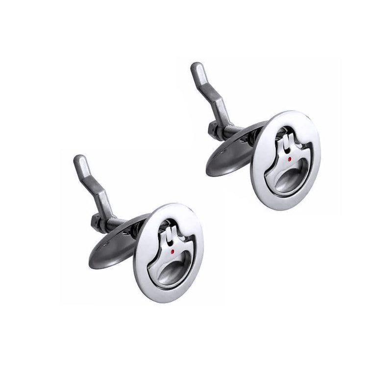 Mxeol Boat Cam Latches Stainless Steel Marine Hatch Cam Latch Pull Sliver-2pcs
