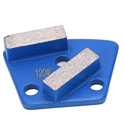 Ejoyous 3PCS Diamond Grinding Shoes Blocks, Trapezoid Grinding Shoes, Floor Grinder Disc High Hardness Metal Polishing Pads for Concrete Grinders Industrial Daily Use 120#