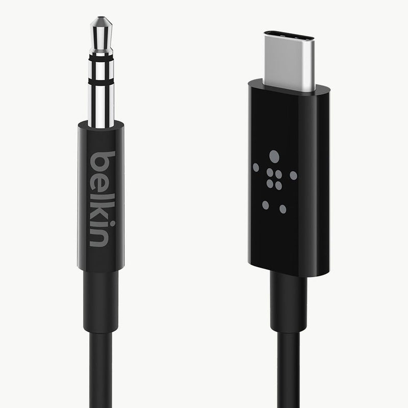 Belkin Mini-phone/USB Audio Cable USB-C to 3.5mm 3'
