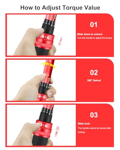 ATsafepro 3/8 torque wrench 20-240 in.lb, Inch Pound Torque Wrench Set with Extension & 3/8" to 1/4" Adapter - ±3% Accuracy, Dual-Direction 72-Tooth for Bike, Motorcycle, Car & Engine Maintenance 3/8" 20-240 IN.LB Torque Wrench Set
