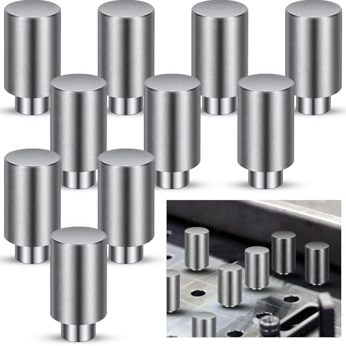 Hicarer 10 Pcs 5/8" x 1" x 1.5" Welding Table Fixture Pins Stop Alignment Square Quick Setup Fixturing Kit Welding Table Accessories