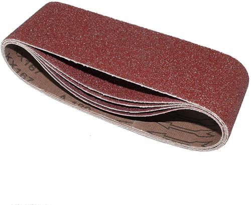 Goodway Fabric Sanding Belts for Belt Sanders 75 x 533 mm Grit 40-10 Pieces