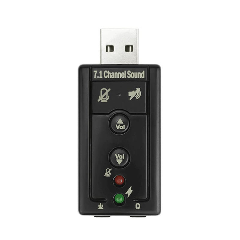 7.1 Channel USB External Sound Card Audio Adapter
