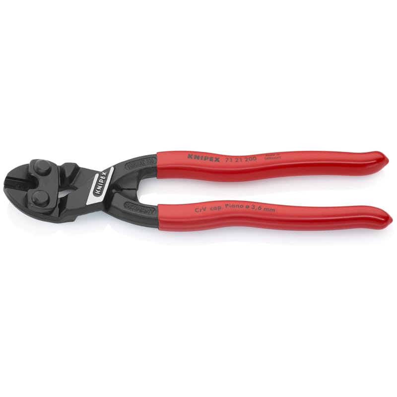 KNIPEX 71 21 200 Angeled High Leverage CoBolt Cutters