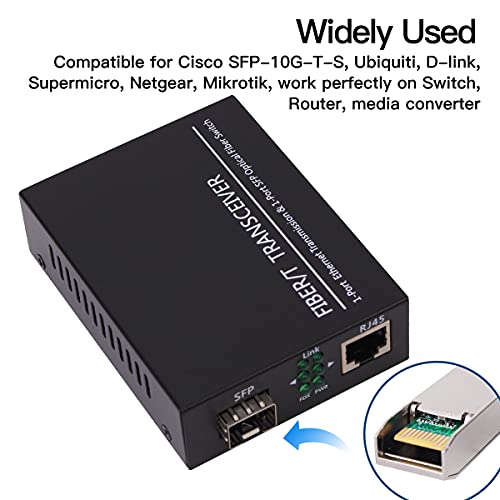 2 pieces 1.25/2.5/5/10G SFP+ RJ45 copper module - up to 30 m with CAT.6a/7 compatibility for Cisco, Ubiquiti, Netgear, D-Link, Supermicro, TP-Link, Mikrotik, Unifi and more, SFP 10GBase-T transceiver 2 Stück 10Gb SFP to RJ45 modul