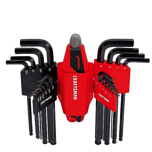 CRAFTSMAN Universal L-to-T Allen Wrench Hex Key Set, 20 Piece (CMHT26028) NEW 20 Piece MM/SAE