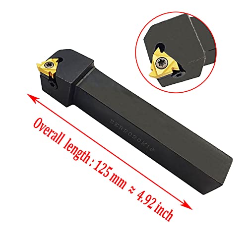 3/4" Lathe Tool Threading Insert Turning Tool Holder SER2020K16 with Indexable Threading Turning Insert 16ER AG60 Cutting Insert Blade
