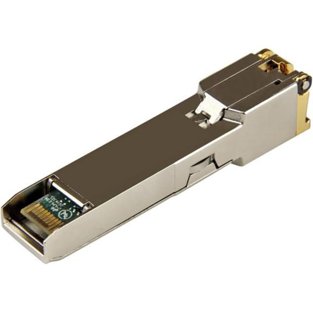StarTech.com Arista Networks SFP-1G-T Compatible SFP Module - 1000BASE-T - SFP to RJ45 Cat6/Cat5e - 1GE Gigabit Ethernet SFP - RJ-45 100m - (AR-SFP-1G-T-ST) 100m (328ft) 1 Gbps Copper