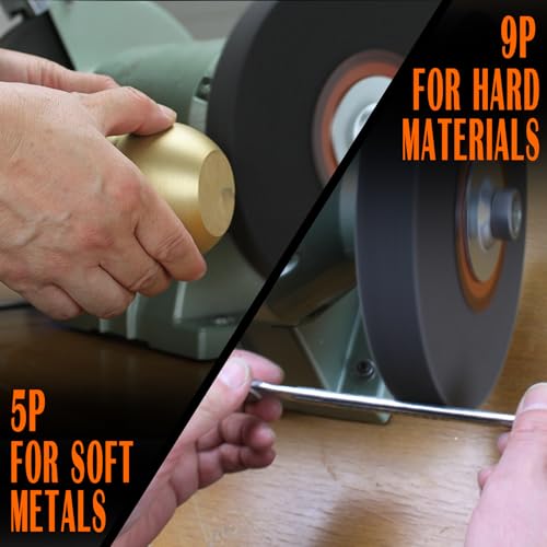 Deburring Wheel Brushed Buffing Wheels. For Bench Grinding Polishing Machine. Polishing Stainless Steel Copper and Aluminum. 8 inch Diameter,5/8 inch Arbor,1 inch Thickness,180 Grit