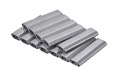 Spec Ops Tools Hog Rings for Wire Fence, Construction, Mesh Netting & Upholstery, Galvanized 16 Gauge, 2,500 Fasteners, 11/16", Chisel Point Chisel Point Rings