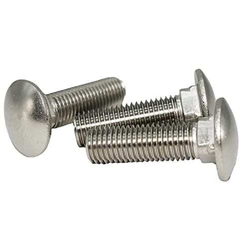 SANTIE 18-8 Stainless Steel Carriage Bolt, 3/8-16 X 2 in.25pc 3/8"-16 X 2"(25pc)