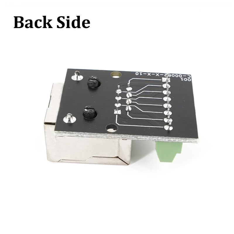 2PCS 2.54mm RJ45 Breakout Board, RJ45 Ethernet Single Female Connector, Network Port Adapter Terminal Block