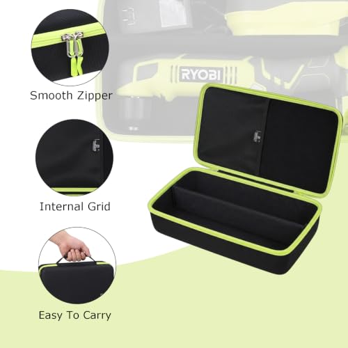Tourmate Hard Case for ONEAND 18V Cordless 3/8 in Right Angle Drill | Compact Travel Storage, Shockproof EVA Shell, Fits Tool, Charger & Battery (Black, Case Only)