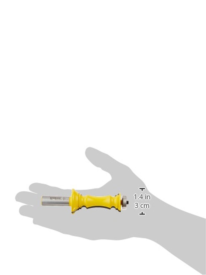YONICO Cabinet Door Router Bits Miter Frame Molding 2-1/2-Inch 1/2-Inch Shank 16166 2-1/2" Cutting Length - 1/2" Shank