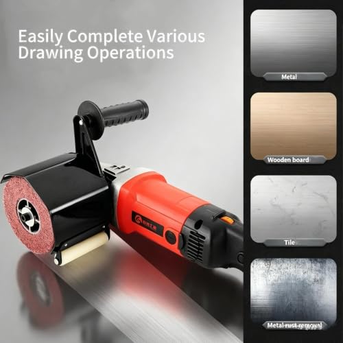 Non-Woven Abrasive Polishing Brush burnishing Wheel Mop Flap Wheel of Portable Motor Compatible with Burnishing Machine/Polisher/Sander 120x100mm (800#) 800#
