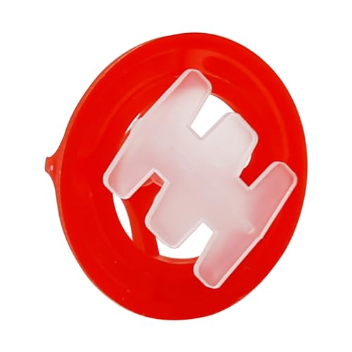 1/8 Tile Leveling System Spiral Tile Spacers Leveling System Tile Anti-Loosening and Spacing System Kit (1/8"-300pcs White Base + 100pcs Red Cap) 1/8"-300pcs White Base + 100pcs Red Cap