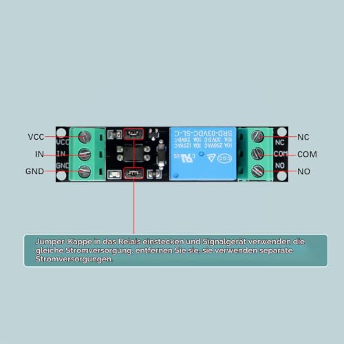 3V Relay Power Switch Board AYWHP 6 Pieces 1 Channel Relay Power Switch Module Optocoupler Optoisolation High Level Trigger for IOT ESP8266 Microcontroller Development Board