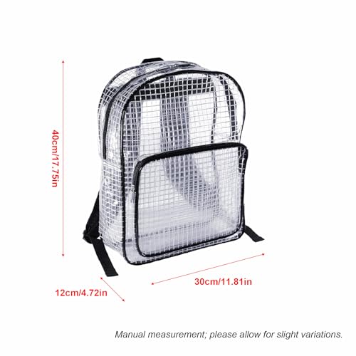 Anti-static Clear PVC Backpack Transparent Cleanroom Tool Bag for Work and Travel