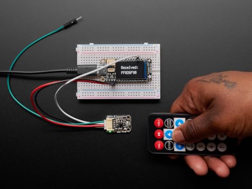 Adafruit Infrared Remote Control Transceiver, IR, STEMMA JST PH 2 mm, 940 nm Transmitter + 38 kHz Receiver, 5990