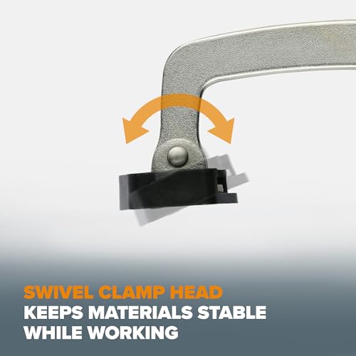 BORA Drill Press Clamp 6 in Auto Adjust Hold Down Clamp