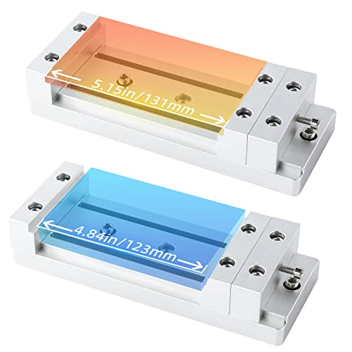 FoxAlien Mini Low Profile Bench Vise Workholding Clamp Work Table for FoxAlien 3018, Masuter 3, Masuter Pro, 3S, XE-PRO, WM-3020 Vasto CNC Router Machine