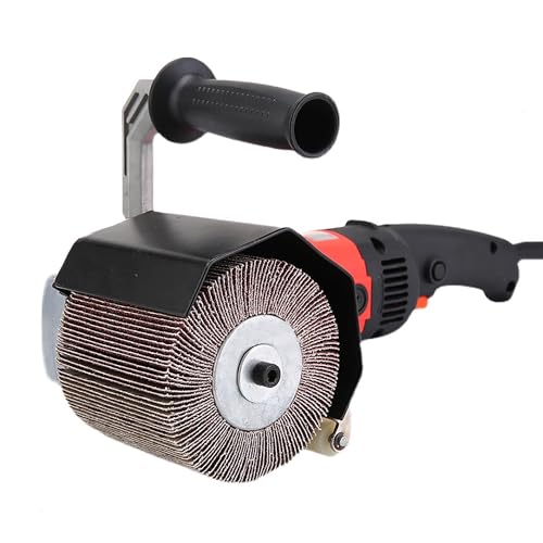 Flap Sanding Drum 4.5"x4", 120 Grit, Aluminum Oxide, 3/4" Arbor A2 Fine Medium