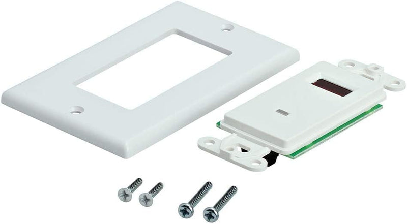 Remote Control IR Repeater Extender Wall Plate for IR Repeater Kits. Our Wired IR Repeater Remote Repeater Allows You to Have a Professional Clean Look and Feel. This is an add on Device to Repeaters