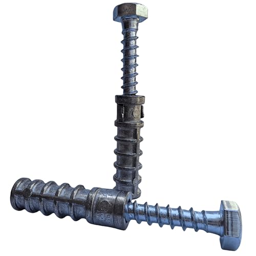 SANTIE 5/16 in. x 1-3/4 in. Zinc-Alloy Long Lag Shields Anchor (5/16" LONG) - 50 PC
