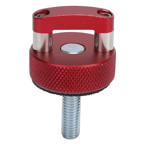 8PCS Quick Removal Fastener Thumb ew D Ring Combo, Hard Top Bolts with M8 1.25 Thread, Stainless Steel Billet Aluminum Construction, Suitable for Bronco 2dr 4dr (Red)