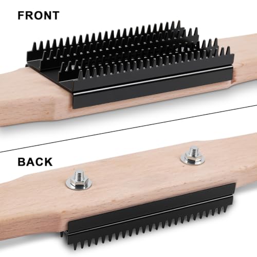 10Pcs Aluminum Polishing Kit with 8" Airway Buffing Wheels & 15" Buffing Wheel Rake, 5 Metal Polishing Compounds for Angle Grinder, Wheel Cleaning & Mirror Finish for Aluminum Stainless Steel